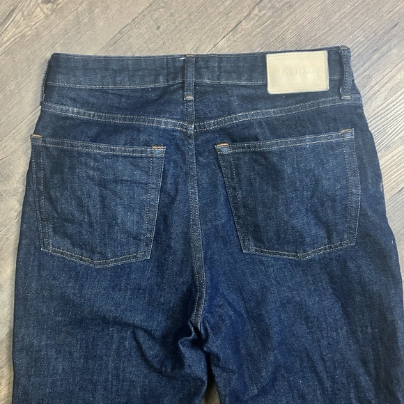 Everlane High Rise Straight Jeans 27 Dark Wash Closet Staple Coastal Tall Girl - Picture 5 of 11